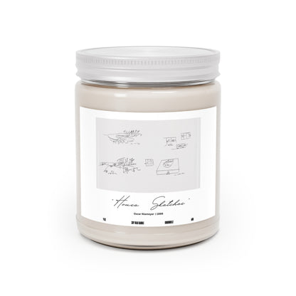 "House Sketches" Candle
