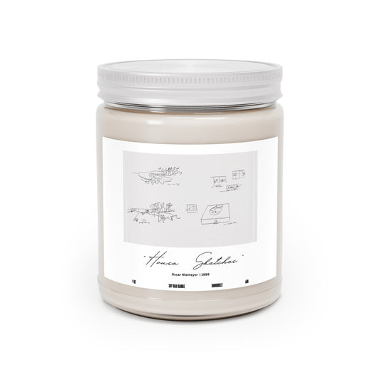 "House Sketches" Candle