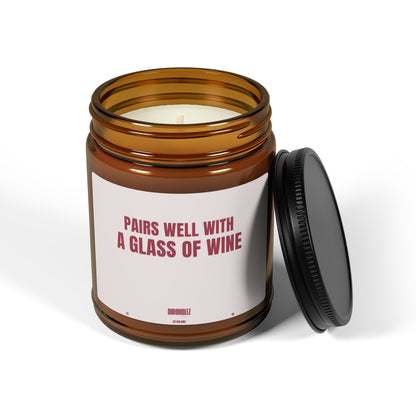 PAIRS WELL WITH A GLASS OF WINE (9oz)