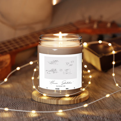 "House Sketches" Candle