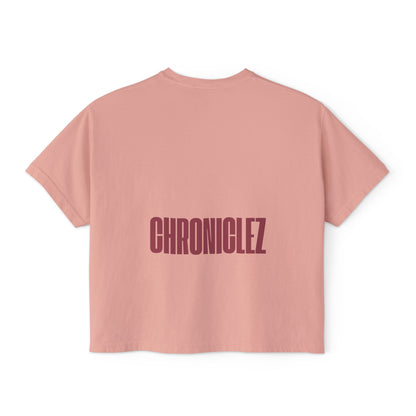Eating Fries Boxy Tee | Photo Print