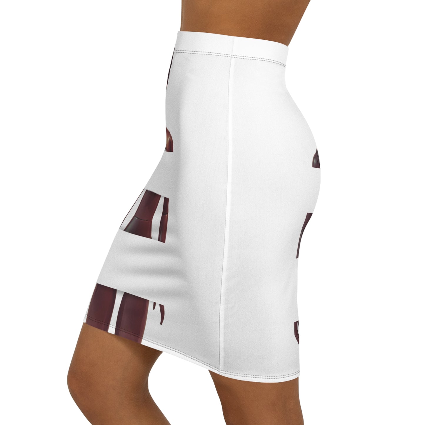 White on White | Pencil Skirt