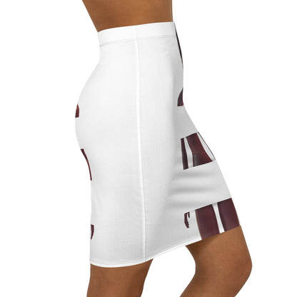 White on White | Pencil Skirt